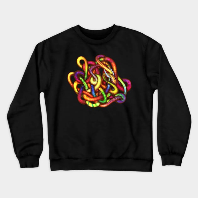 Endless Snake Crewneck Sweatshirt by FishWithATopHat